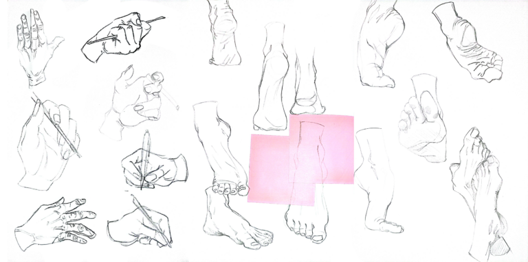 Études de mains et pieds - 2025